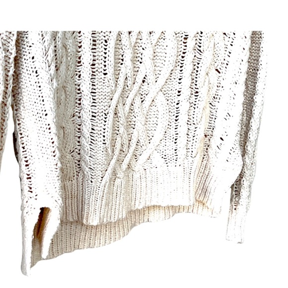 Denim & Supply Ralph Lauren Women’s Cable -Knit Sweater. Cream. Small - Picture 9 of 13